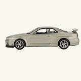 Nissan Skyline GT-R (R34) V-Spec II Nür Jade Millennium 2002 1:64