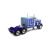 Peterbilt 359 1967 Metallic Light Blue/Blue/Silver 1:18