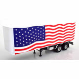Remorque Bannière étoilée US 1/18