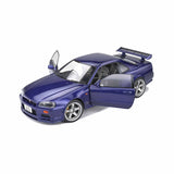 Nissan Skyline (R34) GT-R Z Tune Midnight Purple 1999 1:18