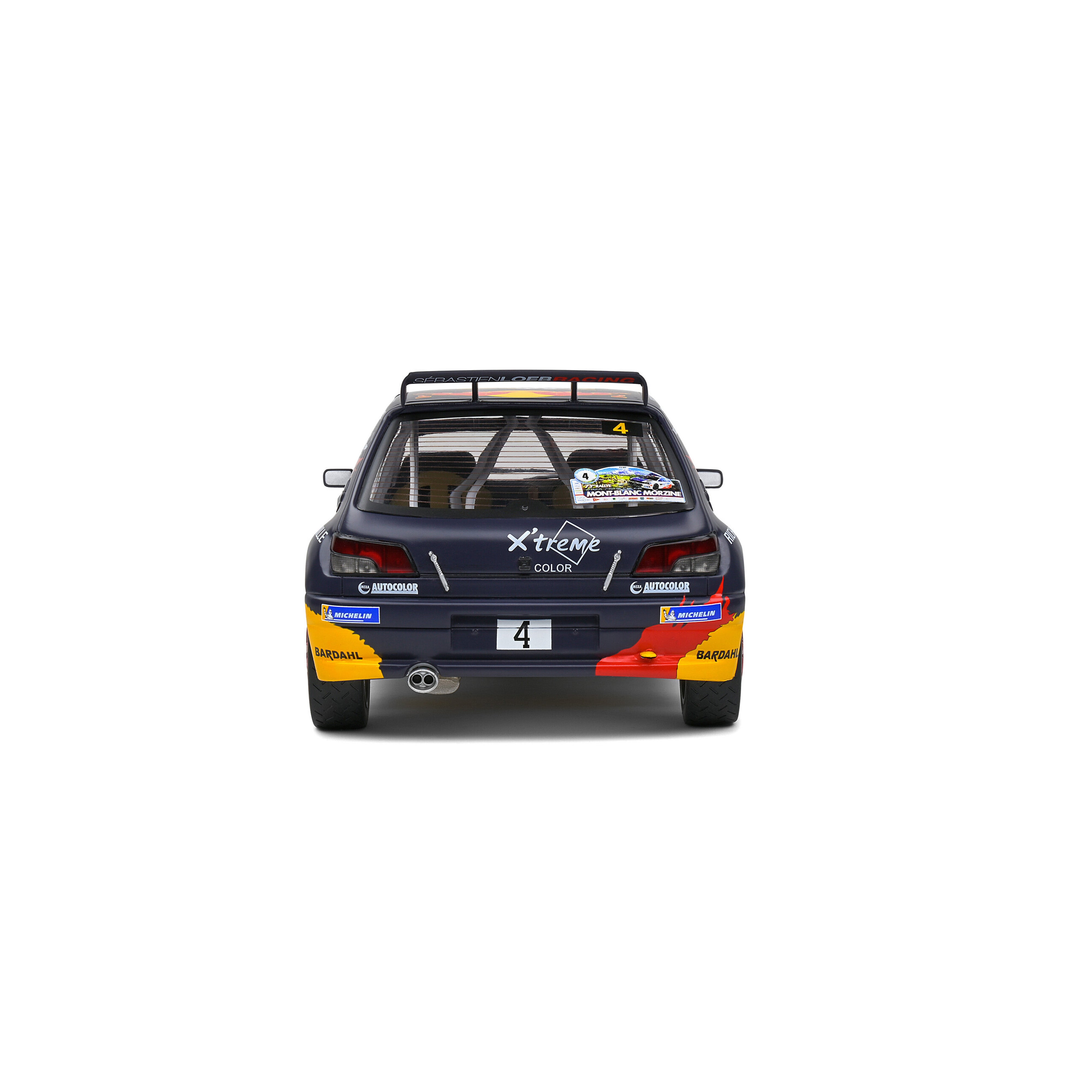 Solido 1:18 Scale Diecast - Peugeot 306 Maxi #4 Rally Du Mont Blanc 2021 S Loeb D Elena 1808301 Solido 1:18 Scale Diecast - Peugeot 306 Maxi #4 Rally Du Mont Blanc 2021 S Loeb D Elena 1808301
