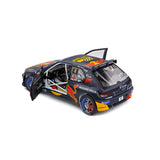 Peugeot 306 Maxi Black N°4 Loeb/Elena Rallye du Mont-Blanc 2021 1:18