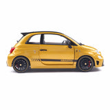 Fiat F595 Abarth Solido Works Jaune 2024 1/18