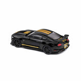 Shelby Mustang GT500 Schwarz mit Gold Stripe 2020 1:43