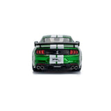 Shelby Mustang GT500 Vert Éruption Métallisé / Bandes Blanches 1/43