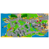 Bicycle Racing Play Mat with 3 Cyclists